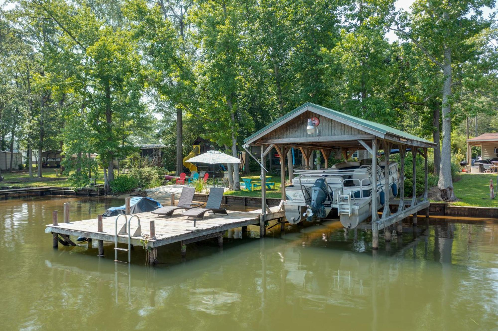 Lake Sinclair Crooked Creek Cottage With Fire Pit! Eatonton Luaran gambar
