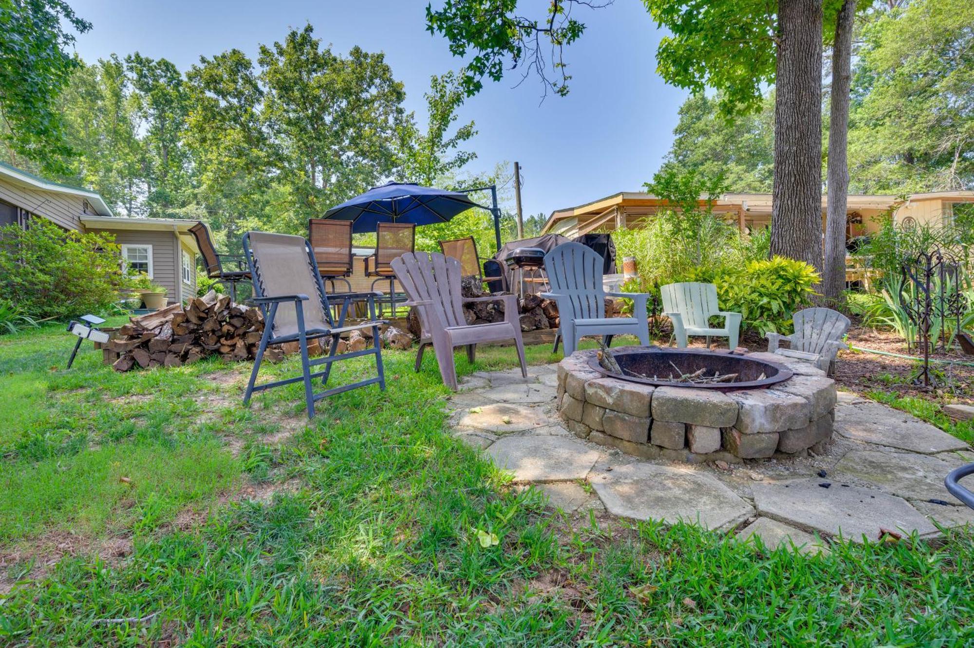 Lake Sinclair Crooked Creek Cottage With Fire Pit! Eatonton Luaran gambar