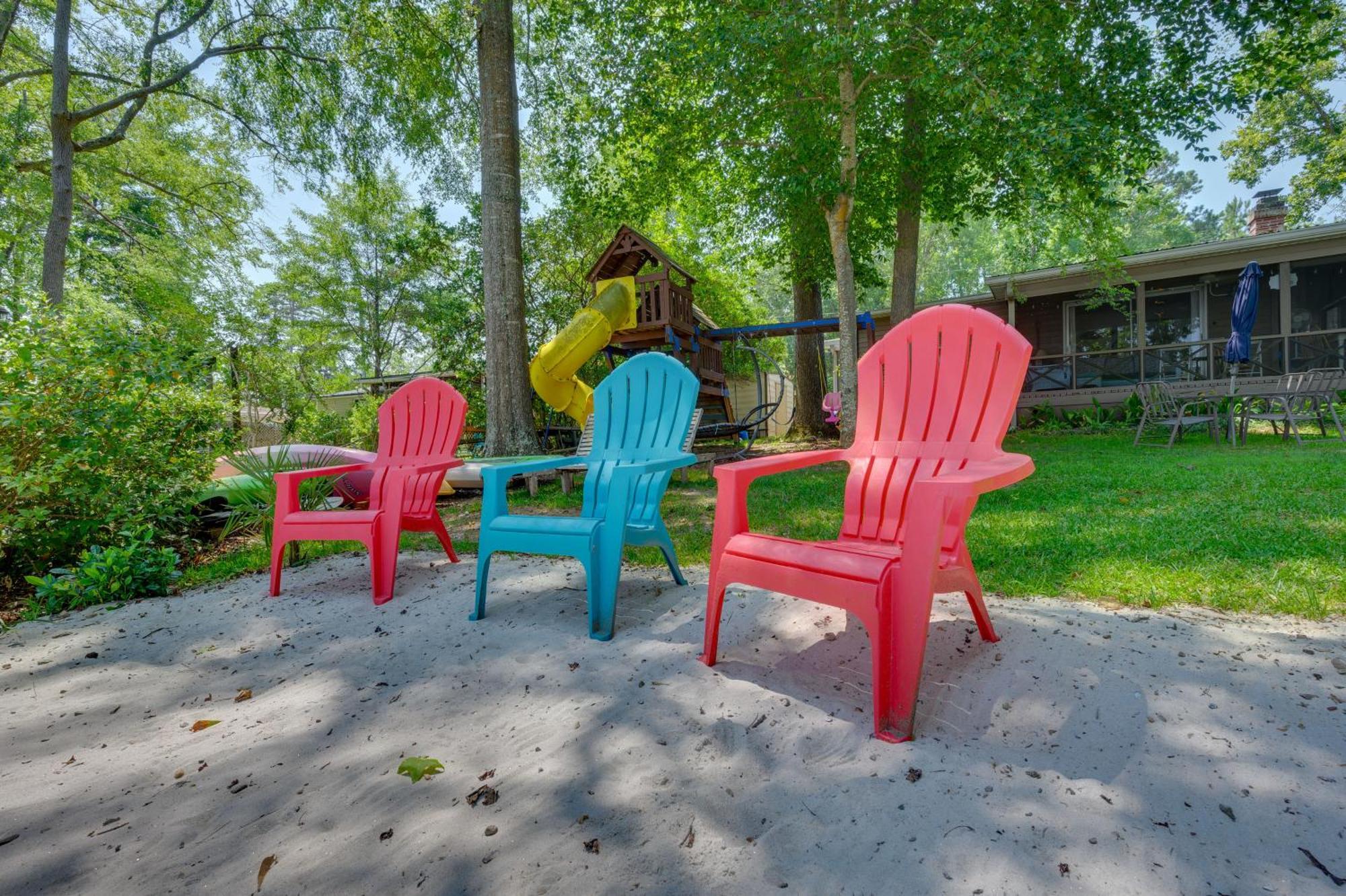 Lake Sinclair Crooked Creek Cottage With Fire Pit! Eatonton Luaran gambar