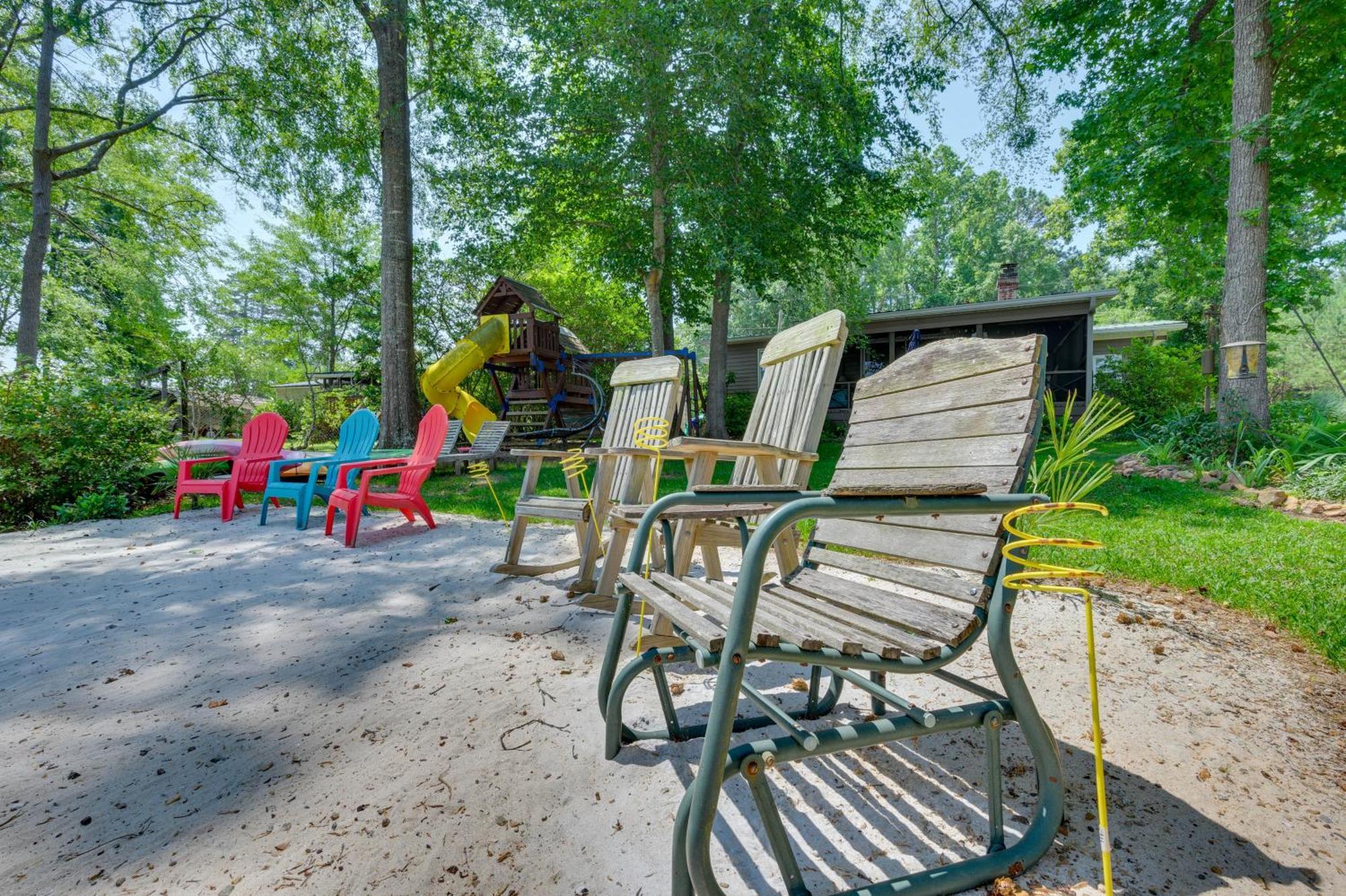 Lake Sinclair Crooked Creek Cottage With Fire Pit! Eatonton Luaran gambar